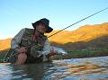 Chris Bladen with a small LM Yellow in the Richtersveld